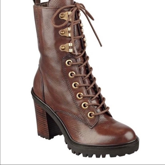 Guess gandy leather boots Clearance